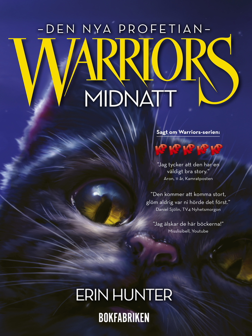 Titeldetaljer för Midnatt av Erin Hunter - Tillgänglig